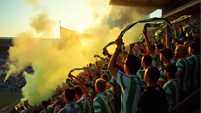La Pasión y Rituales de los Aficionados del Betis en el Villamarín