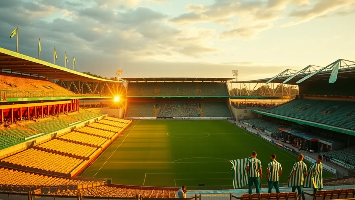 La magia navideña de los aficionados del Real Betis