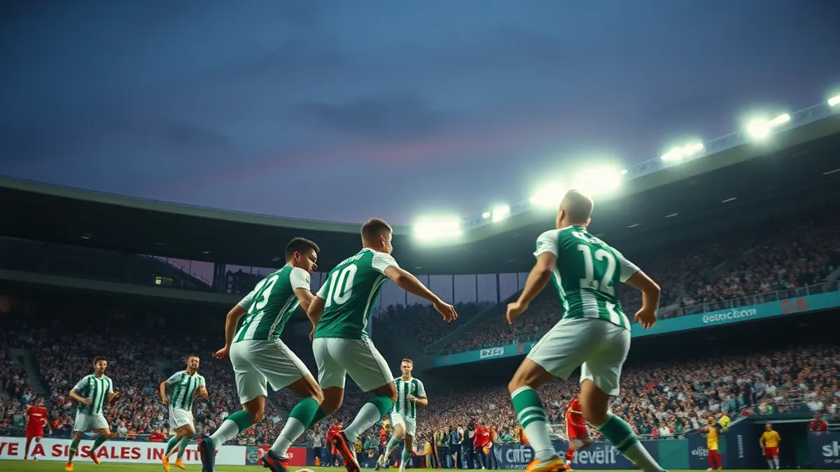 La victoria del Real Betis Balompié desata la locura en la Feria de Sevilla